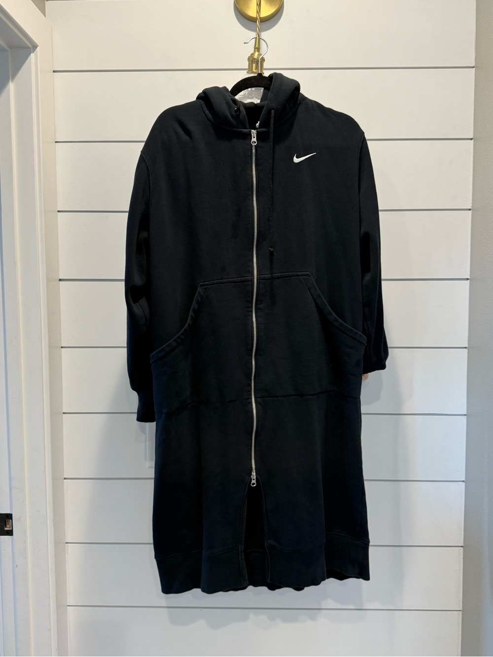 Nike Black Long Zip Hoodie Jacket